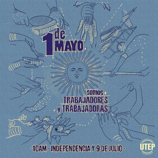 UTEP convoca a participar de la marcha del 1° de Mayo