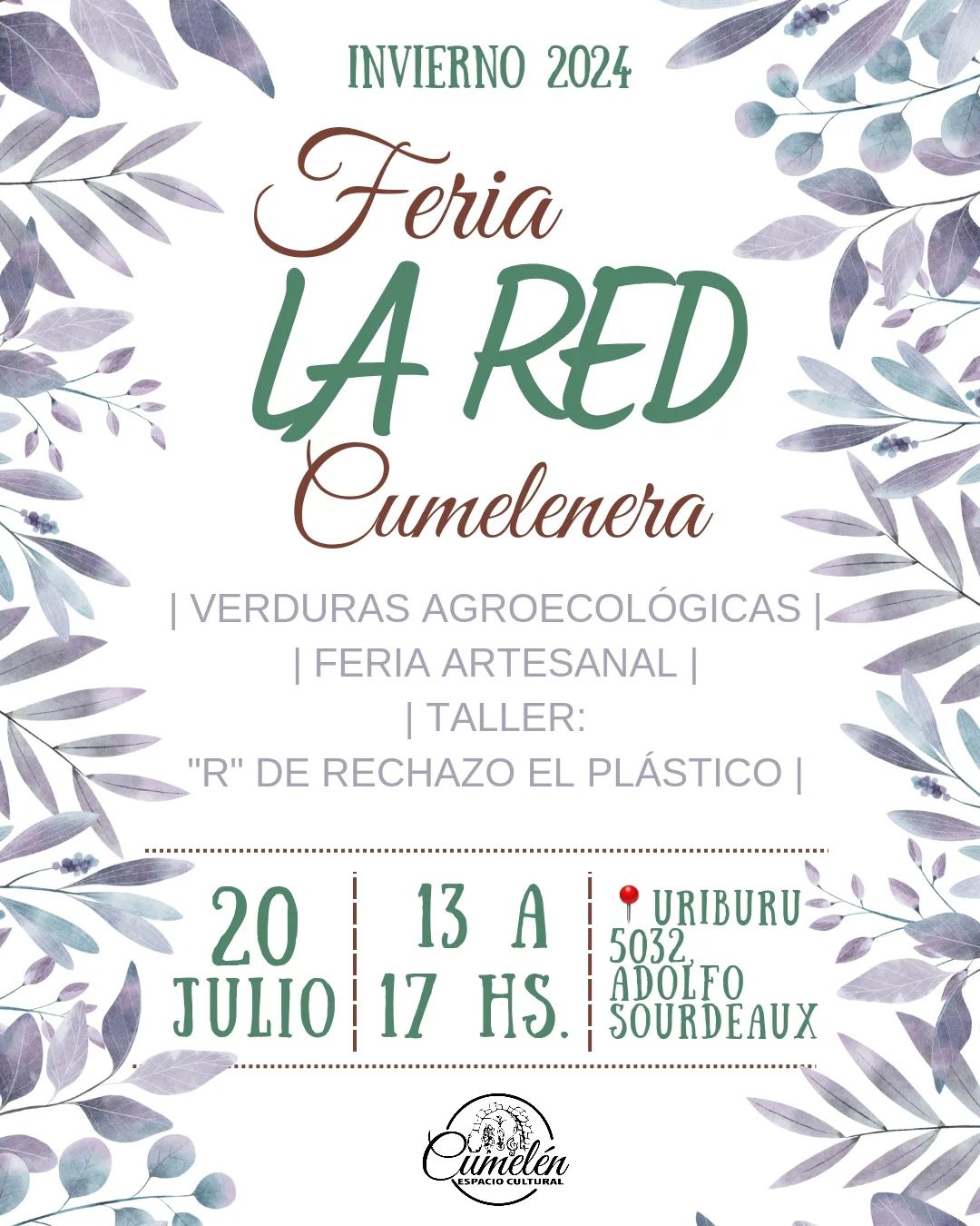 Feria la Red Cumelenera en Encuentro Cumelén