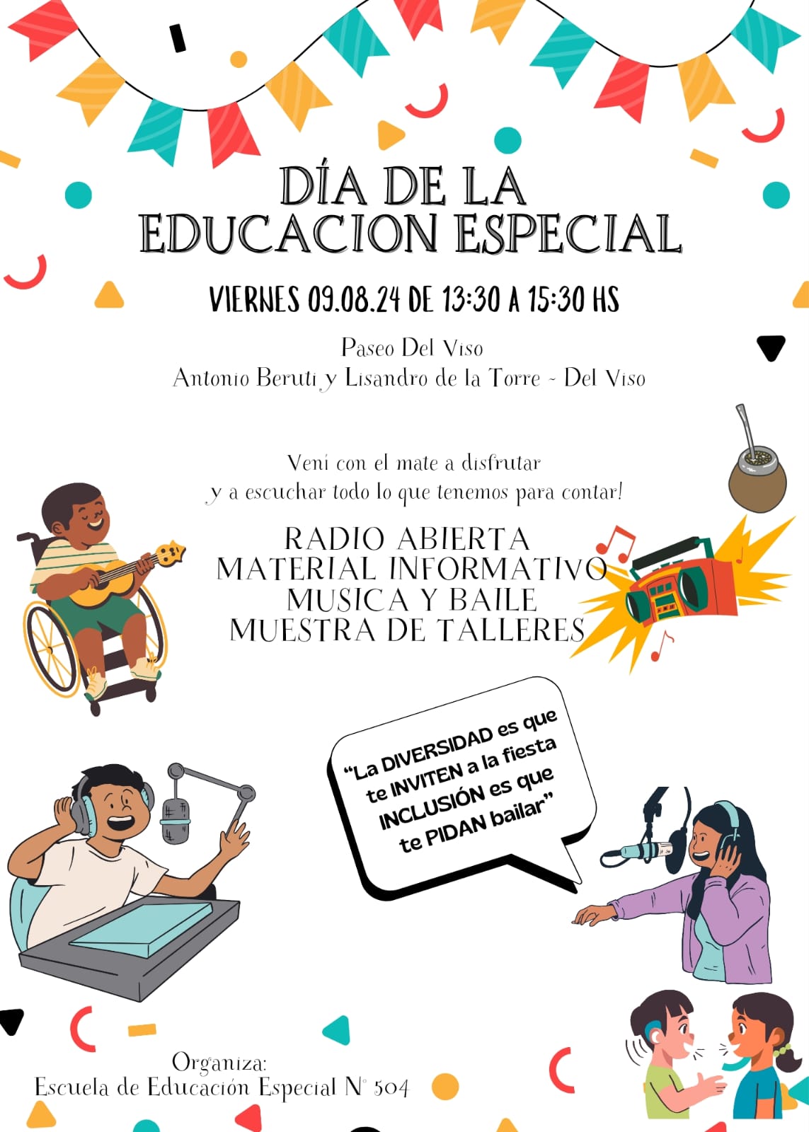 Festival por el Día de la Educación Especial en Del Viso