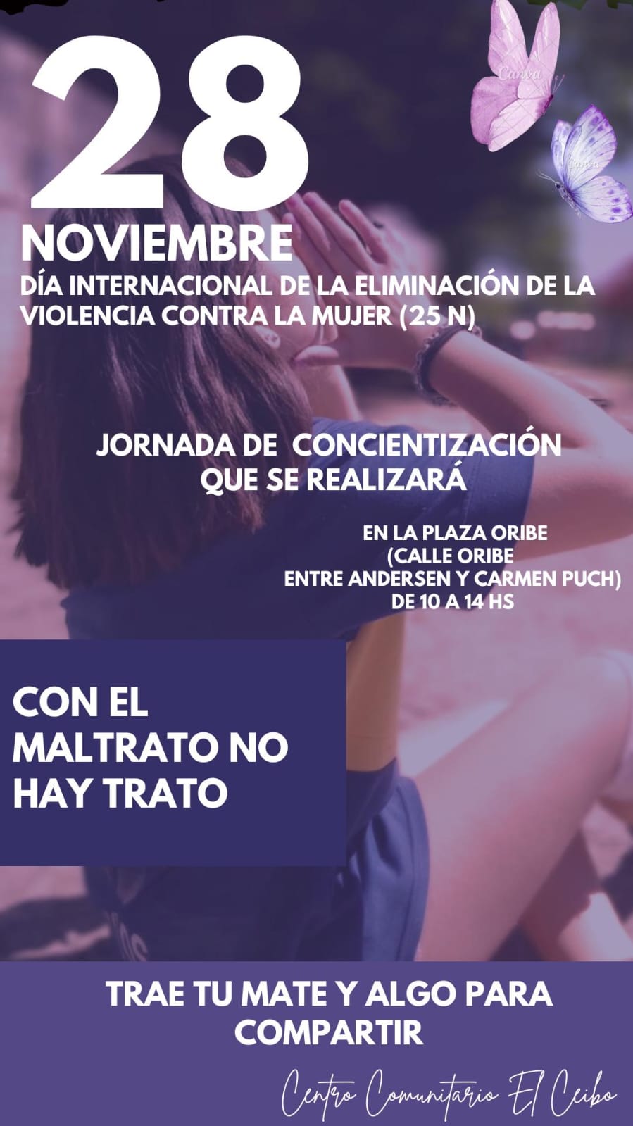 Jornada de Concientización por el Día Internacional de la Eliminación de la Violencia contra la Mujer “Con el trato no hay maltrato”