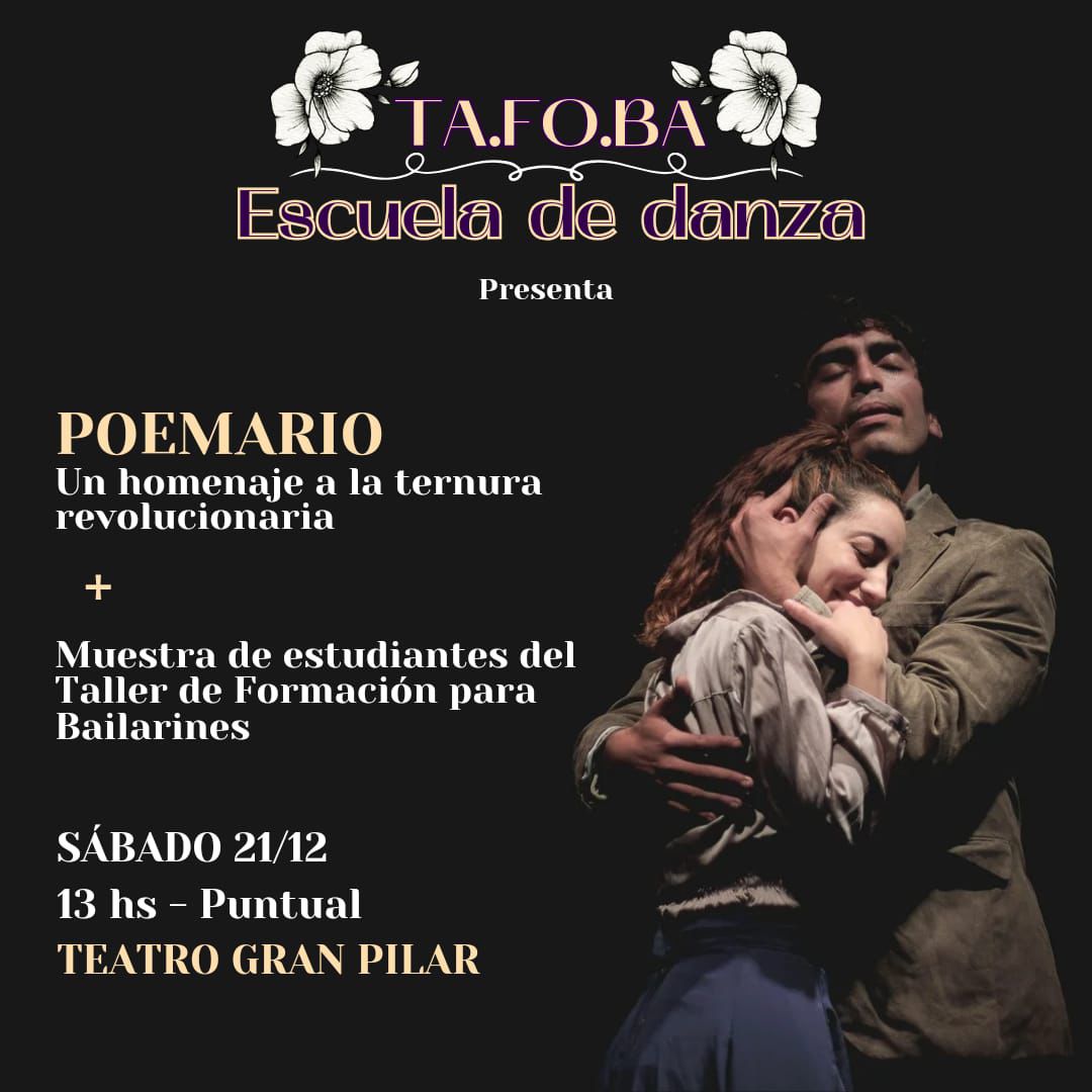 La muestra del  Taller de Formación para Bailarines se presenta en el Teatro Gran Pilar