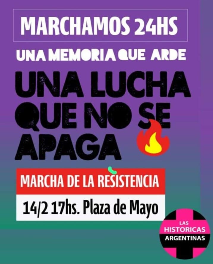 Marcha de la Resistencia “Una Memoria que arde, una lucha que no se apaga”