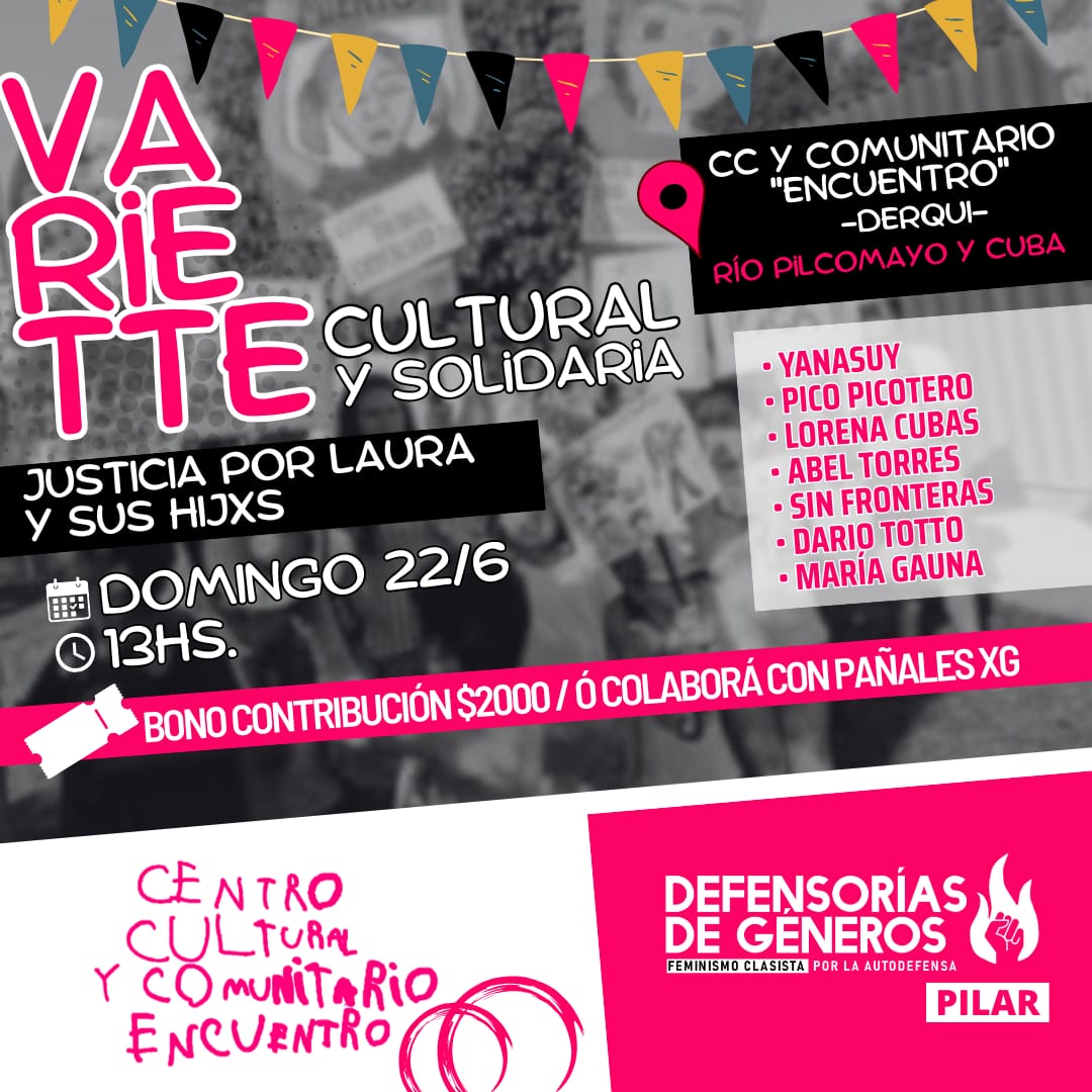 El Centro Cultural y Comunitario “Encuentro” reclama la asistencia del Municipio de Pilar en casos de violencia de género