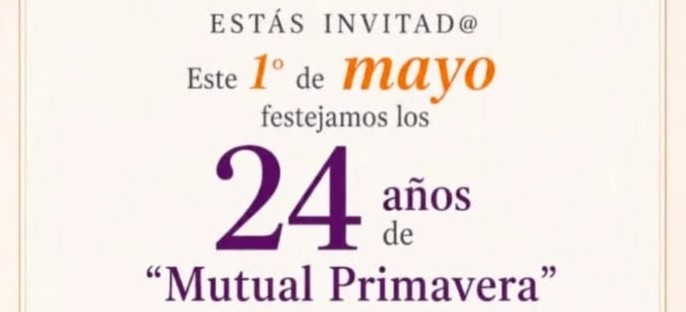 La Mutual Primavera celebra 24 años de trabajo en el territorio